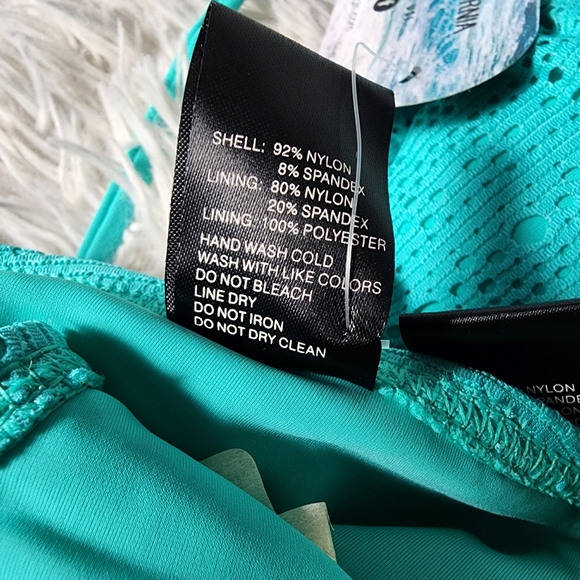 Turquoise Triangle Halter Bikini Set XS - Picture 7 of 8